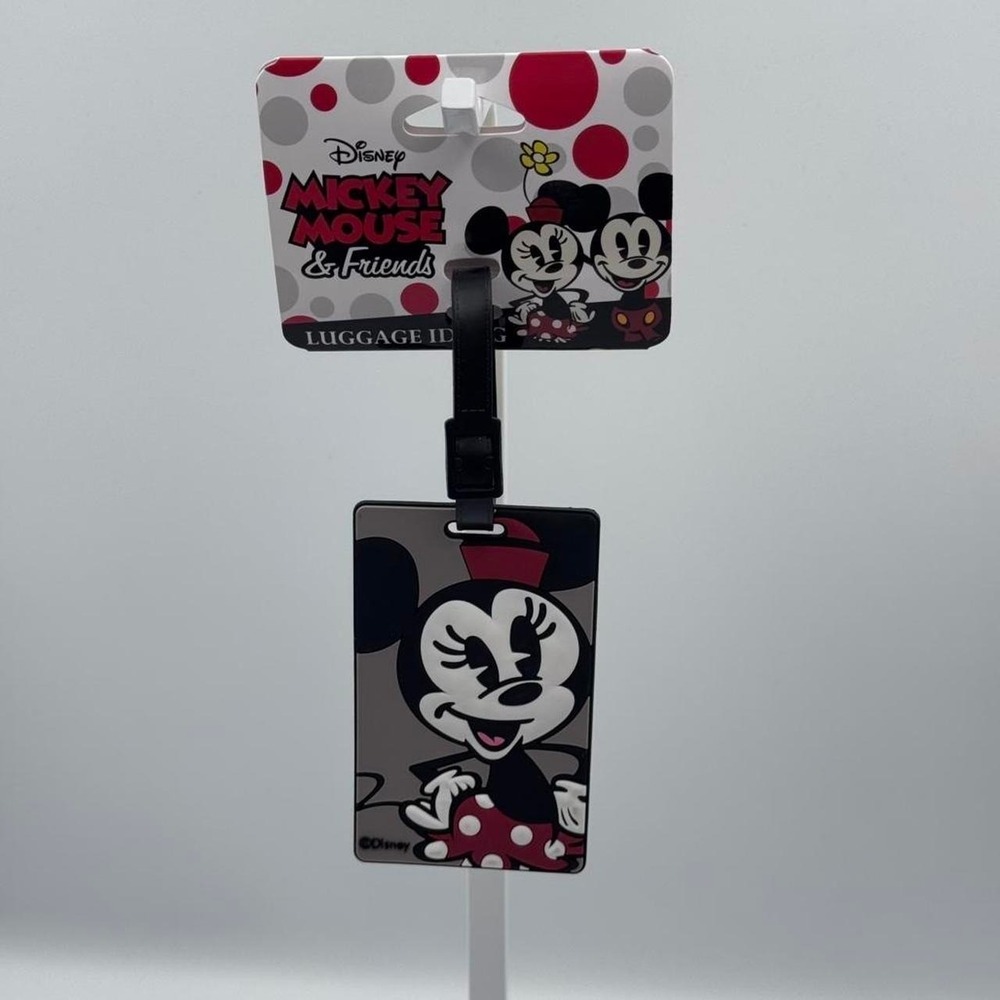 Disney Minnie Mouse Luggage Tag with ID Tag New With Tags Date Code 2022